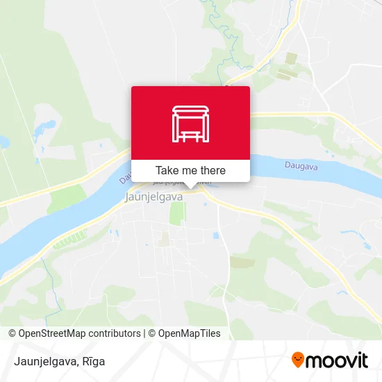 Карта Jaunjelgava