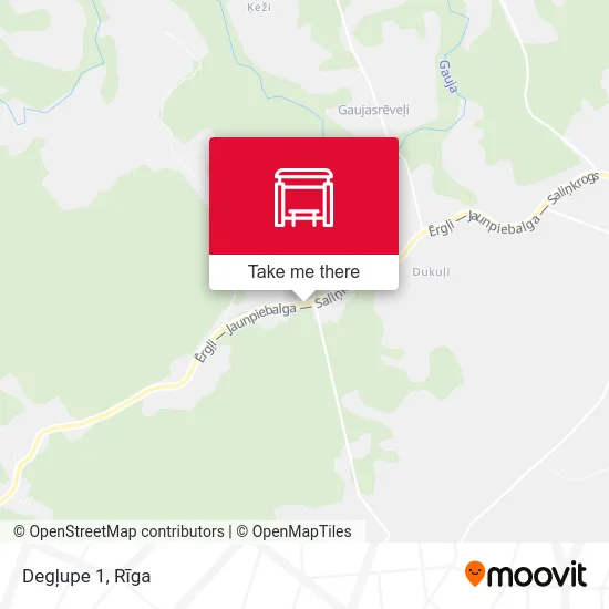 Карта Degļupe 1