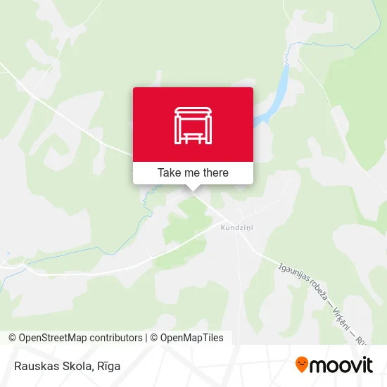 Rauskas Skola map