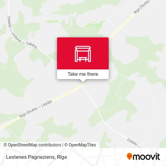 Lestenes Pagrieziens map