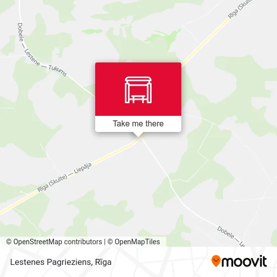 Lestenes Pagrieziens map