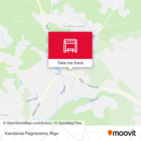 Kandavas Pagrieziens map