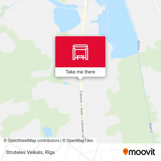 Struteles Veikals map