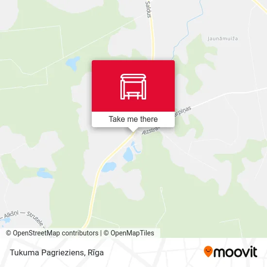 Tukuma Pagrieziens map