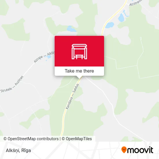Карта Alkšņi