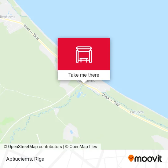 Карта Apšuciems