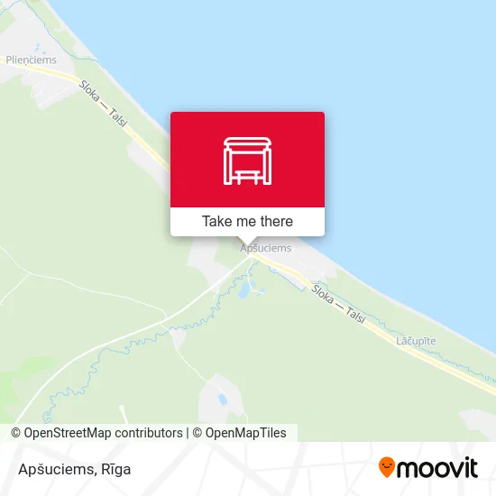 Карта Apšuciems