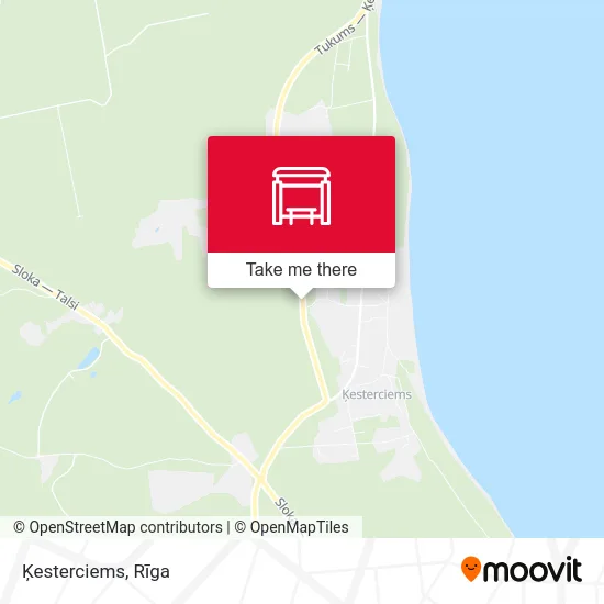 Карта Ķesterciems