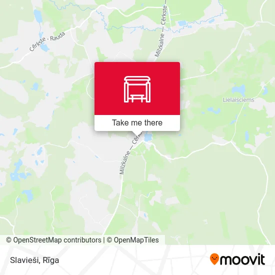 Slavieši map