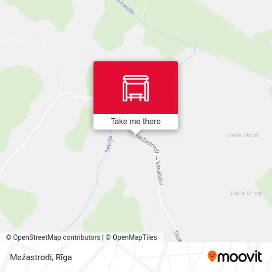 Карта Mežastrodi