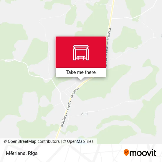 Карта Mētriena
