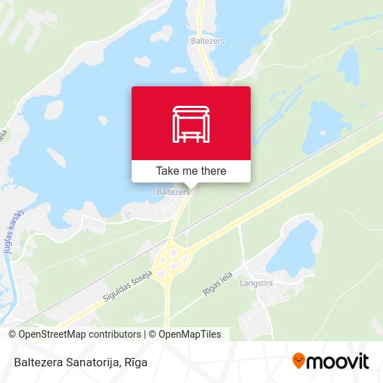 Карта Baltezera Sanatorija