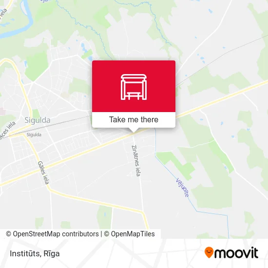 Карта Institūts