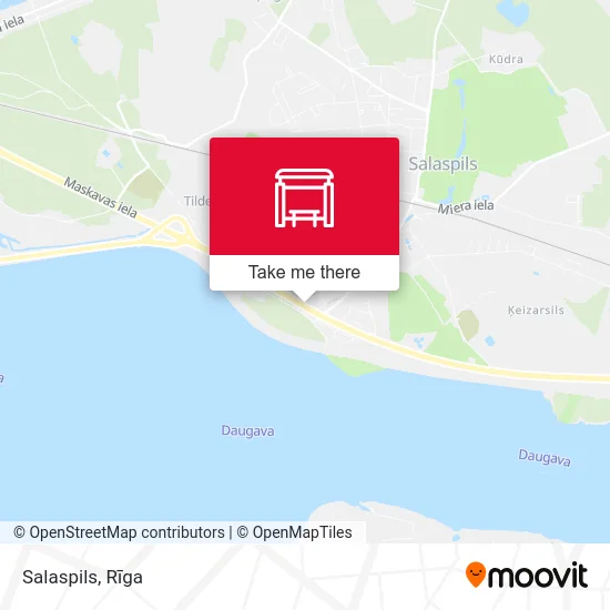 Карта Salaspils