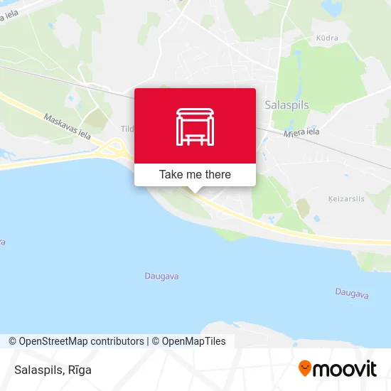 Карта Salaspils