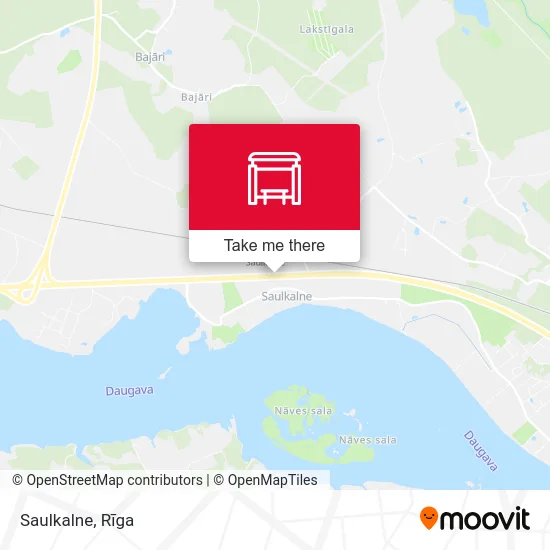 Карта Saulkalne
