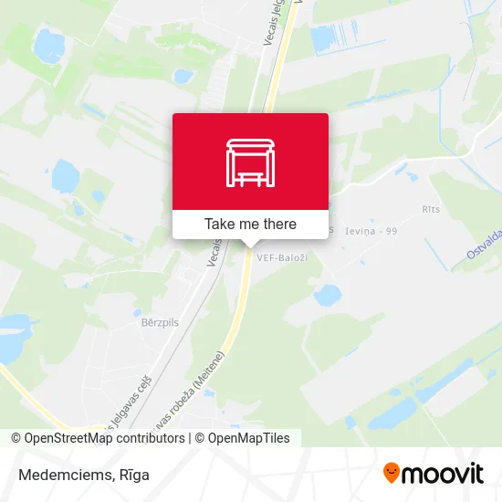 Карта Medemciems