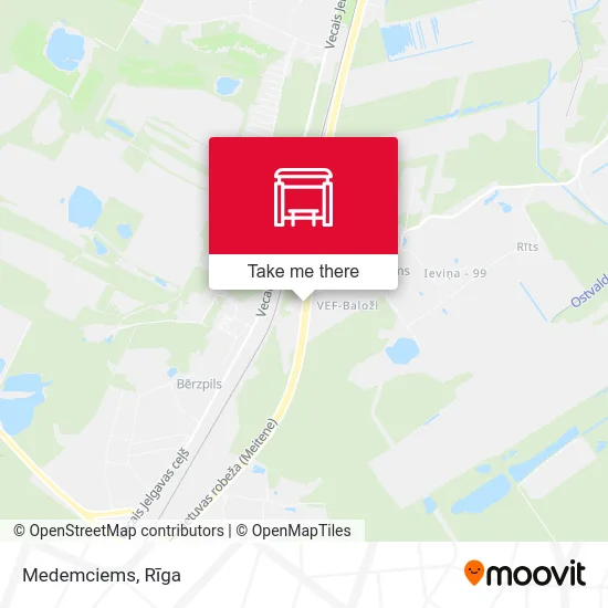 Карта Medemciems