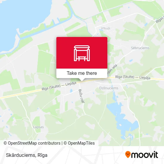 Карта Skārduciems