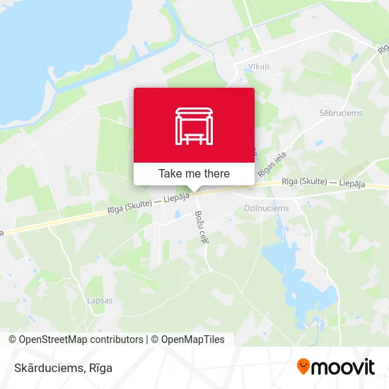 Карта Skārduciems