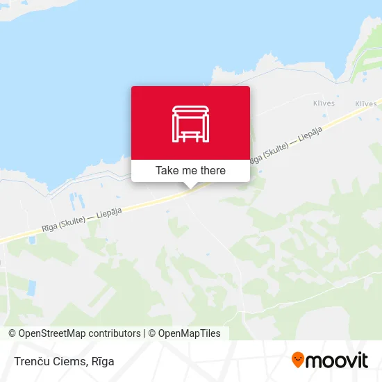 Карта Trenču Ciems
