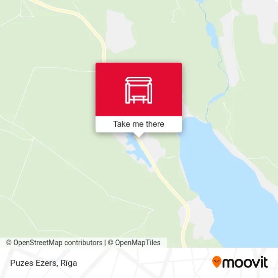 Puzes Ezers map