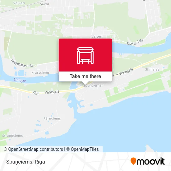 Карта Spuņciems