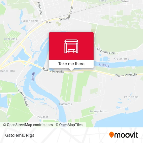 Карта Gātciems