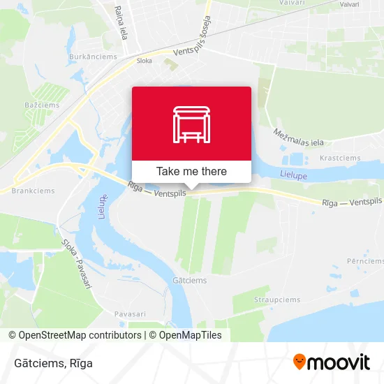 Карта Gātciems
