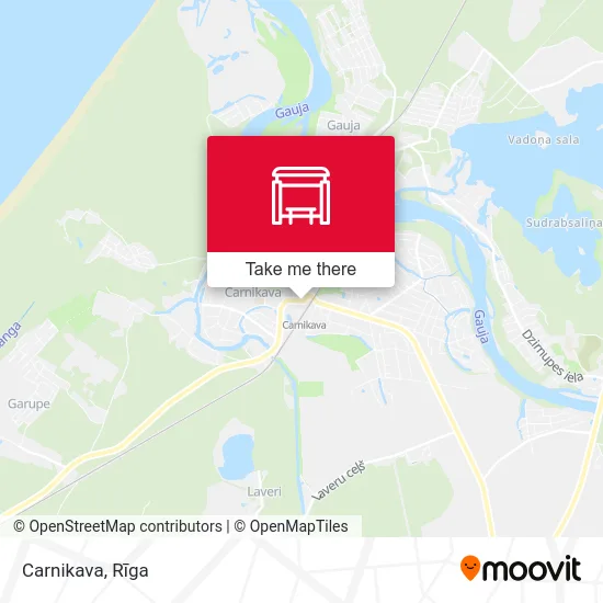 Карта Carnikava