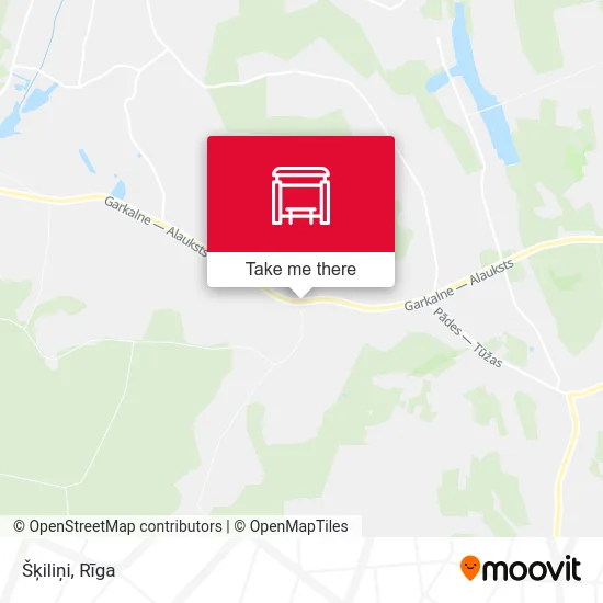 Карта Šķiliņi