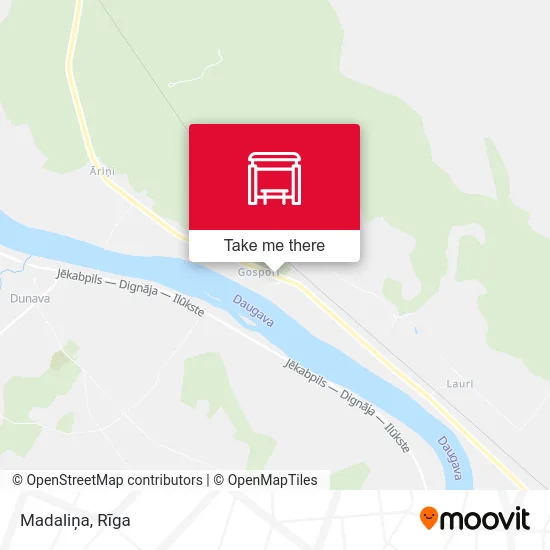 Карта Madaliņa