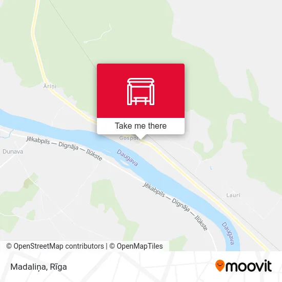 Карта Madaliņa