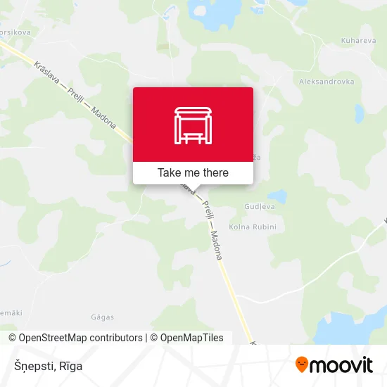 Карта Šņepsti