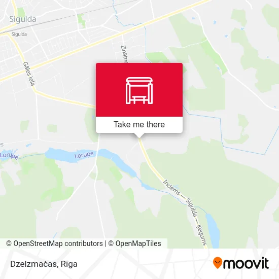 Карта Dzelzmačas