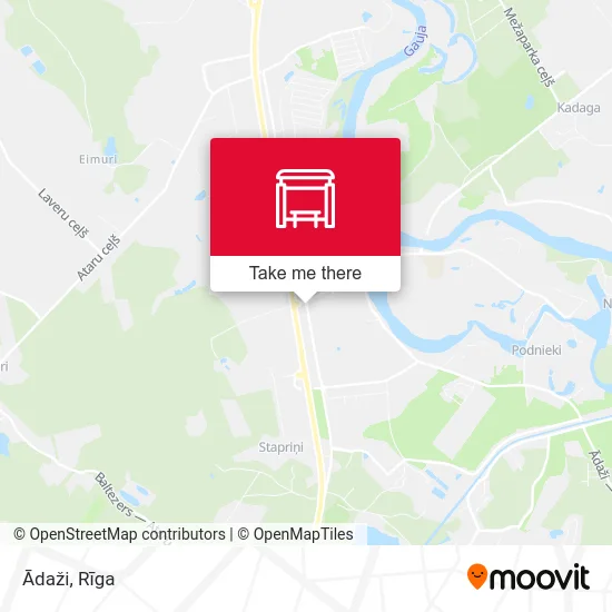 Карта Ādaži