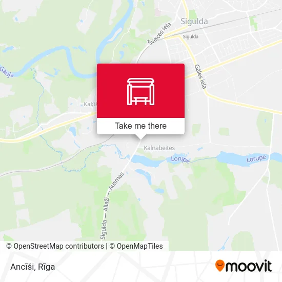 Карта Ancīši