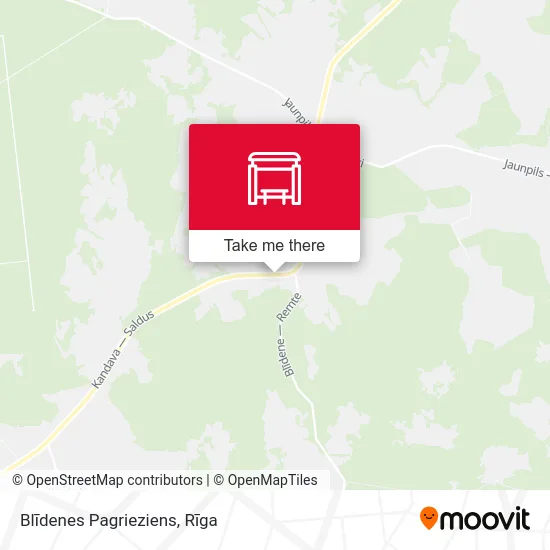 Blīdenes Pagrieziens map