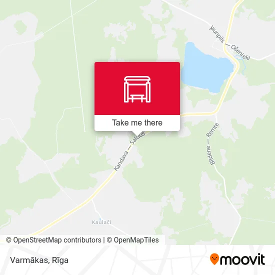 Карта Varmākas