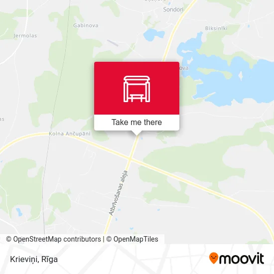 Карта Krieviņi