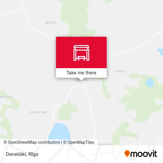 Карта Deneliški