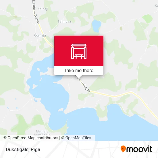 Карта Dukstigals