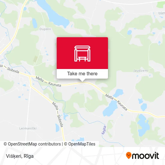 Карта Višķeri