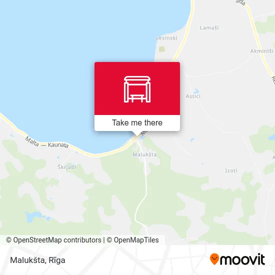 Карта Malukšta
