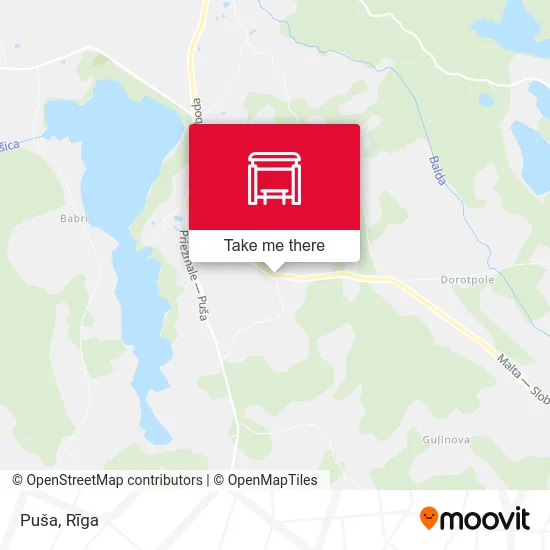 Карта Puša