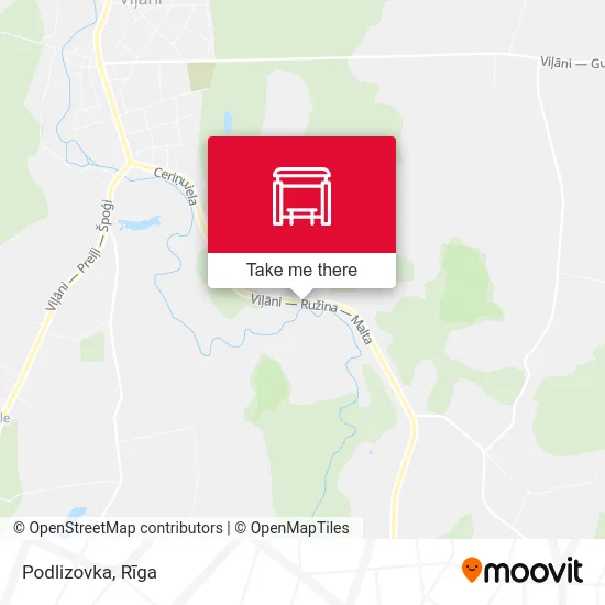 Карта Podlizovka