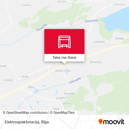 Карта Elektroapakšstacija