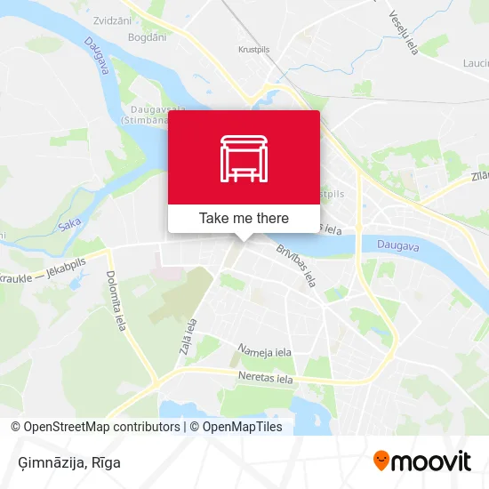 Карта Ģimnāzija