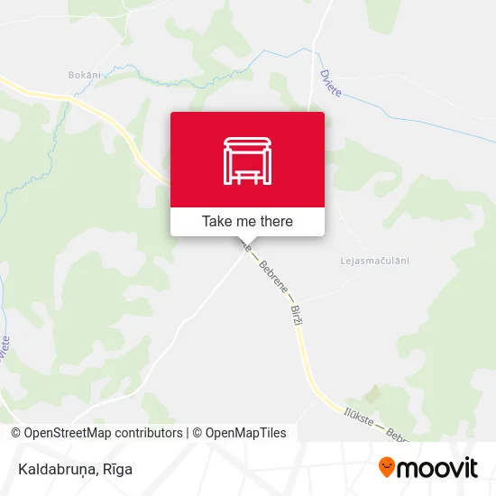 Kaldabruņa map
