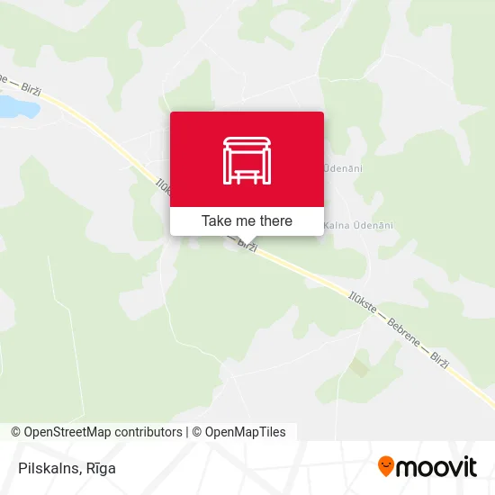 Карта Pilskalns